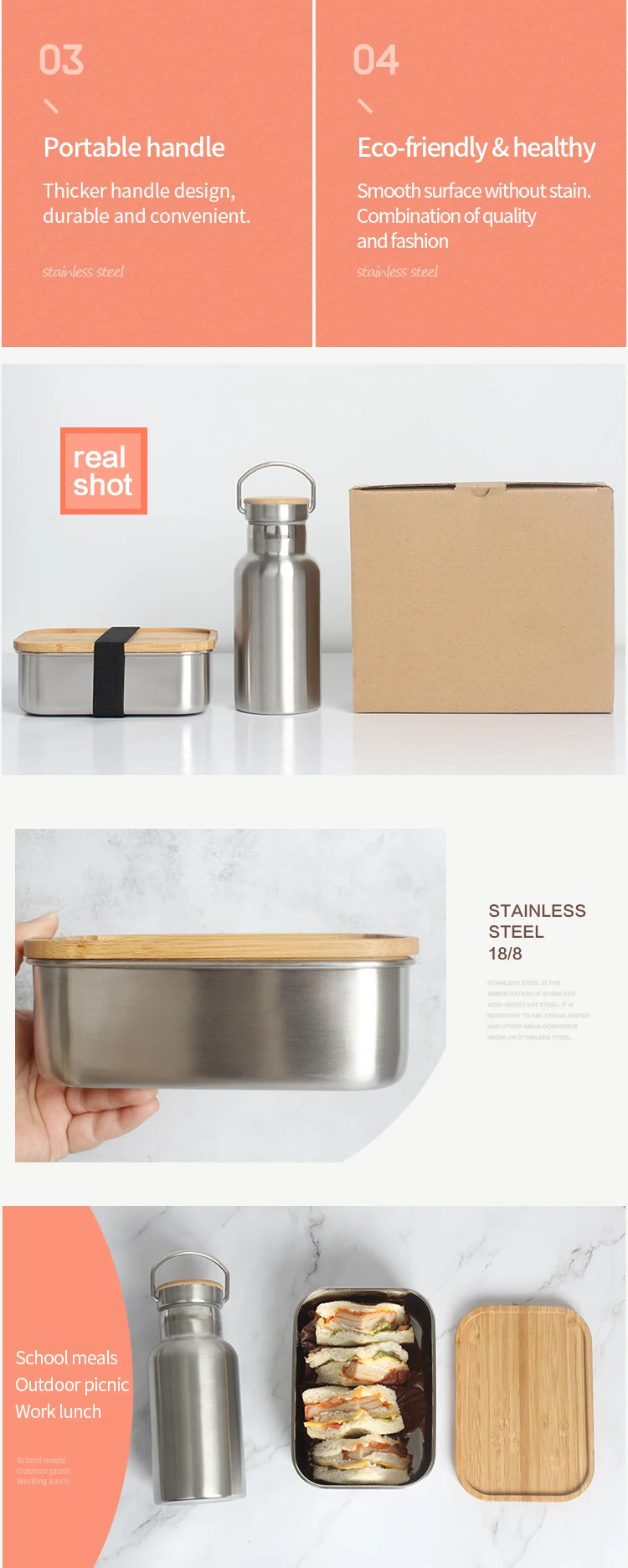 6 stainless steel bottle