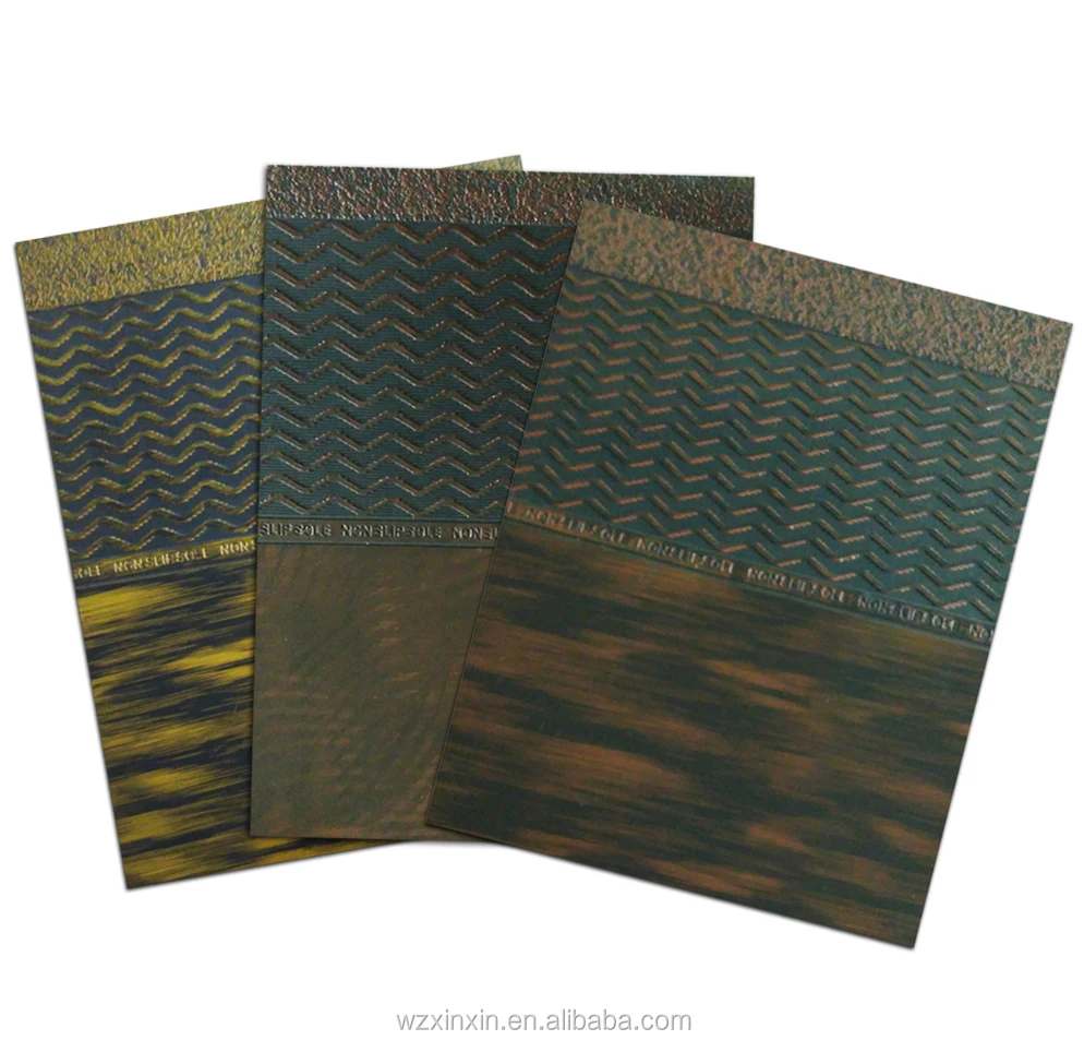 
Rubber sheet for shoe sole 