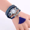 2018 Classic Small Dial Watch New Hot Ladies Hand Flower Tassel Popular Quartz Watch Minimalist Watch Women