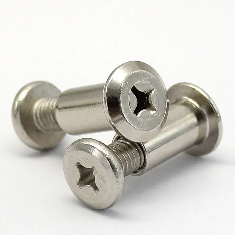 Stainless Steel Flat Head Cross Recessed Male Female Screws/ Furniture Combination Screws Buy