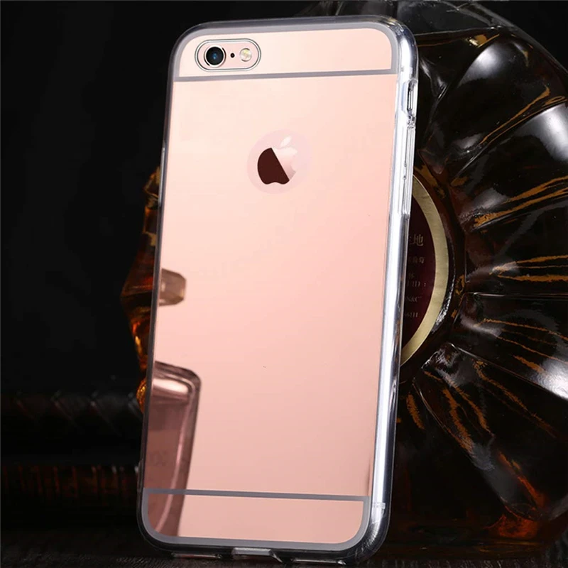 waterproof cell phone case for iphone 6s 7 8 x xs xr xs max,soft for iphone X mirror tpu case