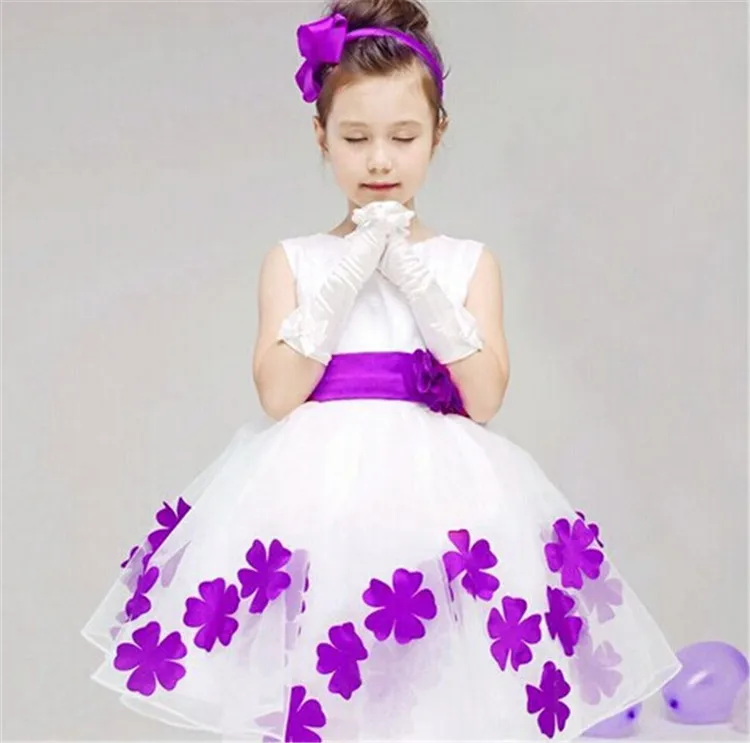 light purple flower girl dresses