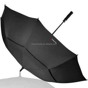 Image of 62inch and 68 inch large size custom printed golf umbrella with custom logo for promotion umbrella