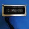 UK plug soft closing flip cover brush grommet socket outlet box with usb and cat6 / tabletop electric socket with British power