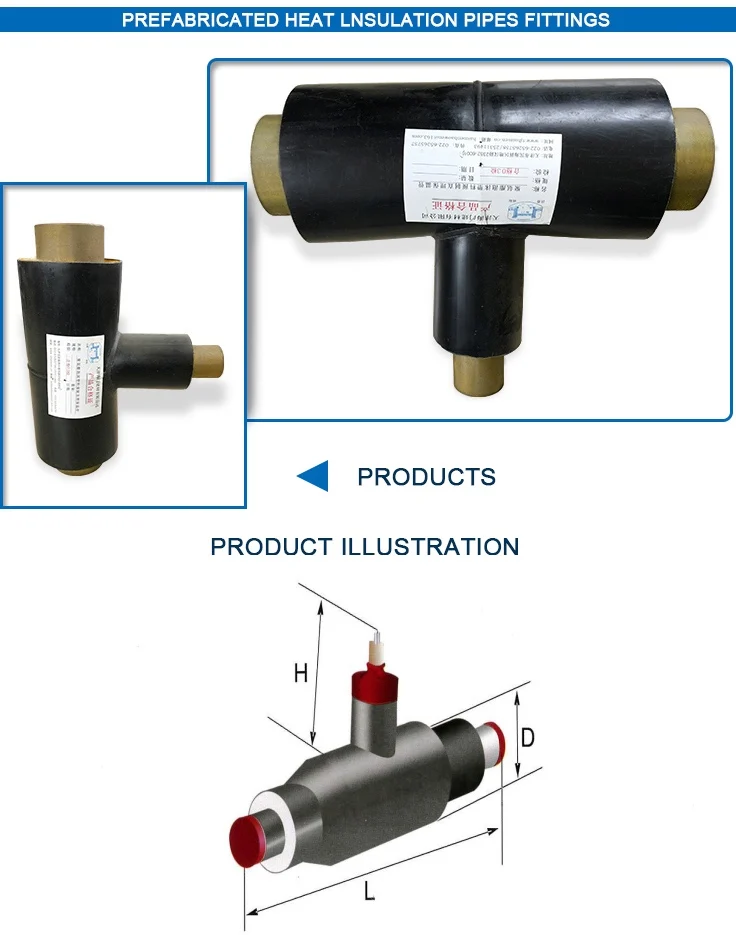 Preinsulated Hdpe Polyethylene Underground Pipe Sleeve Pre Insulated