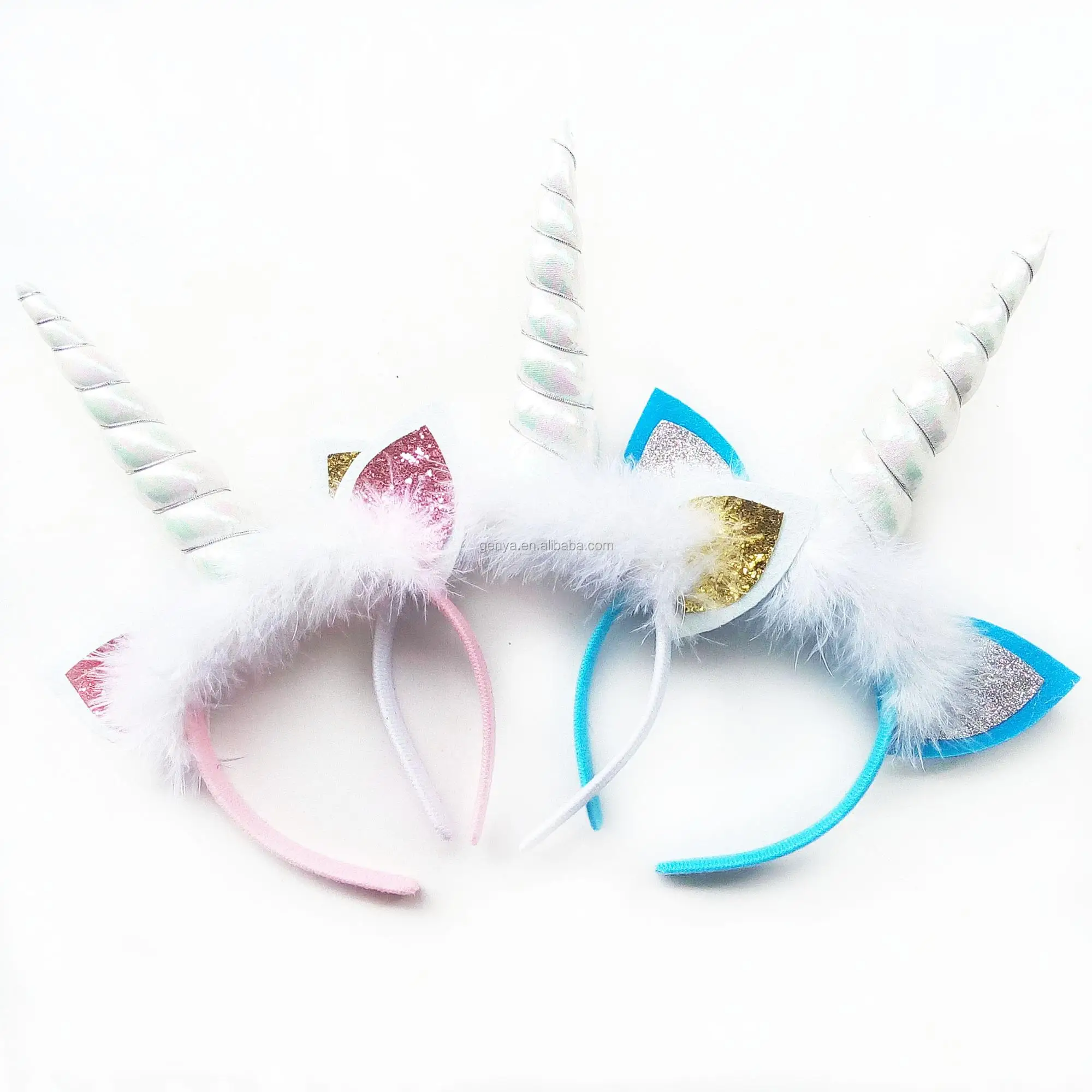 Fancy Girl Rainbow Party Unicorn Headbands Wedding Hair Accessories