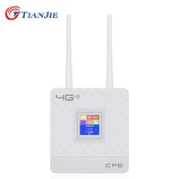 

TIANJIE Wireless CPE 4G Wifi Router Portable Gateway FDD TDD LTE WCDMA Global Unlock External Antenna SIM Card Slot WAN/LAN Port