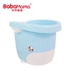 Wholesales China Cheap Price Deep Area Children's Bath Bucket, Baby Standing Plastic Bath Tub For kid With Step Stool/