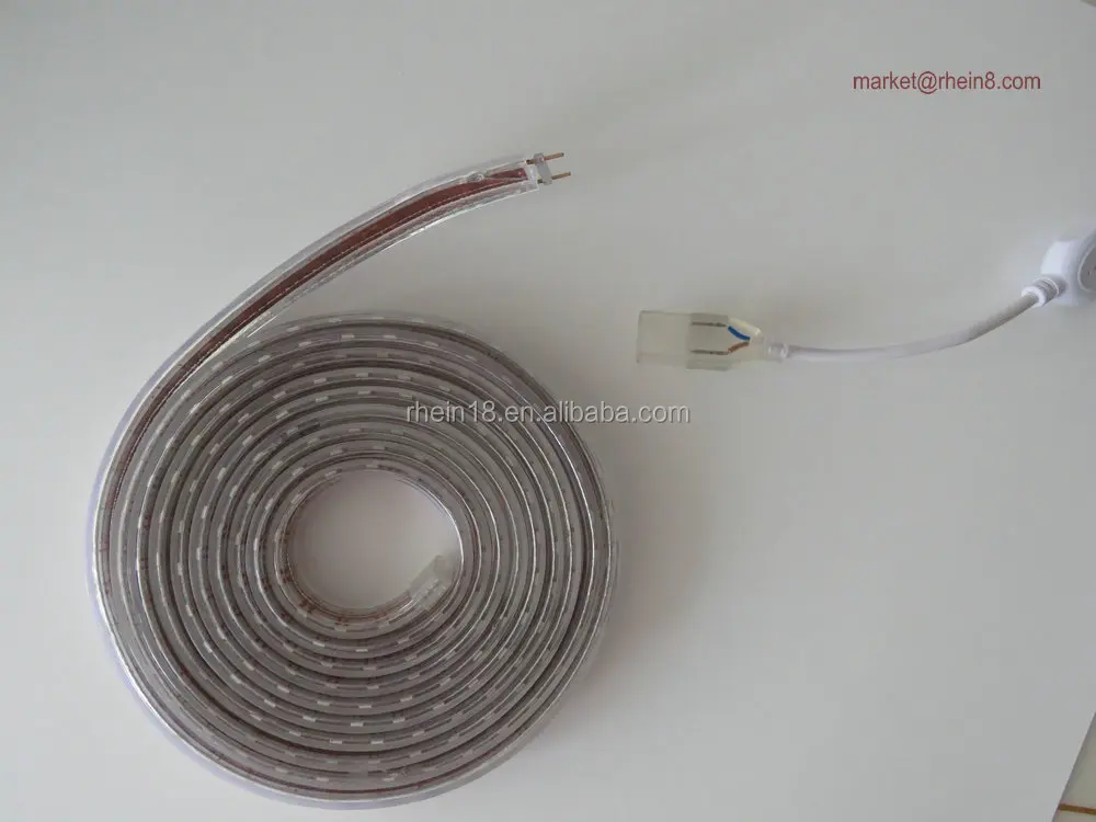 
120V 220V 120led per meter double row white RGB 5050 led strip 