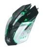 Fashion style popular custom band oem logo backlit light glowing optical wired led rgb neo mouse gaming for pc electronic sports