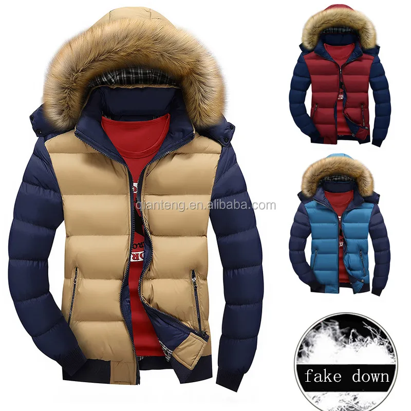 
china factory 2018 Cheap Varsity Motorcycle Xxxl Woodland Men fake down Winter Jacket Man Wholesale 