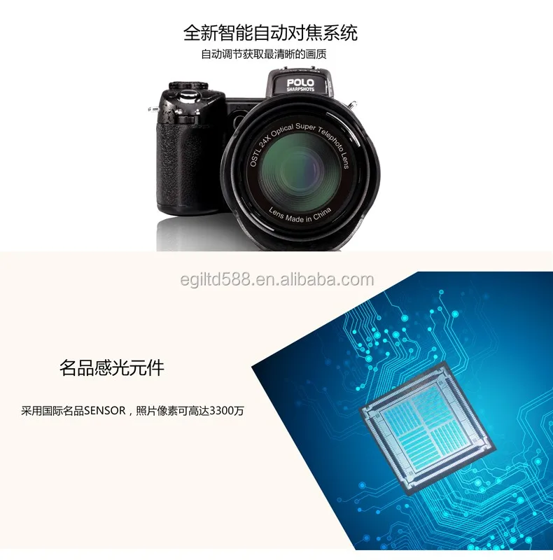 New D7300 Digital Camera Auto Focus 13mp Support 33mp With Telephoto