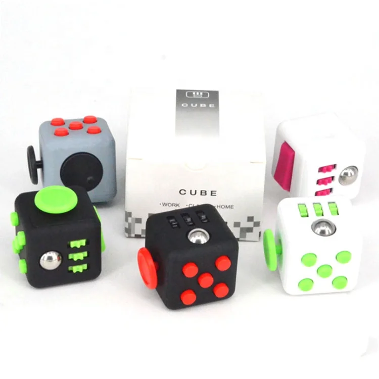 

Colorful Mini Fidget Finger Toys Cube Pressure Relief Puzzles Magic Cubes Anti Stress Multi-Function Fidget Toy Cube