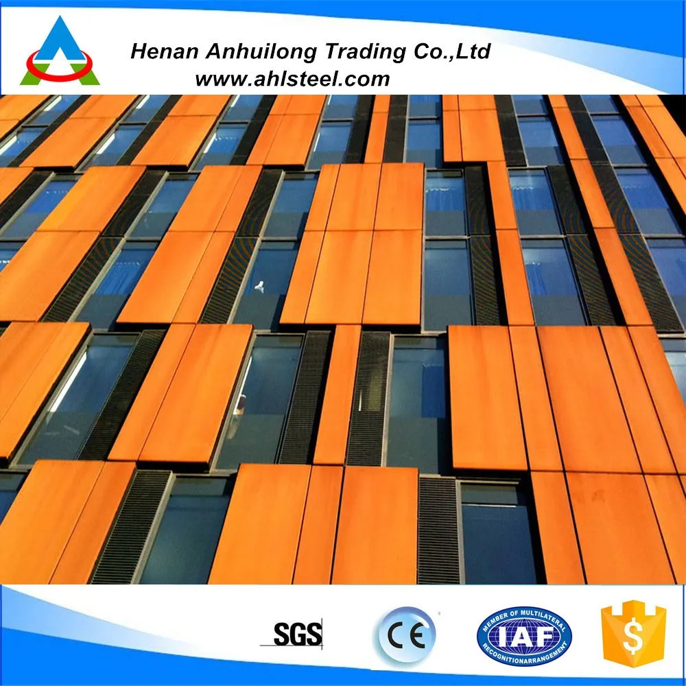 Cheap Price Corten Steel Rust Wall Cladding/ Facade/ Panel - Buy High