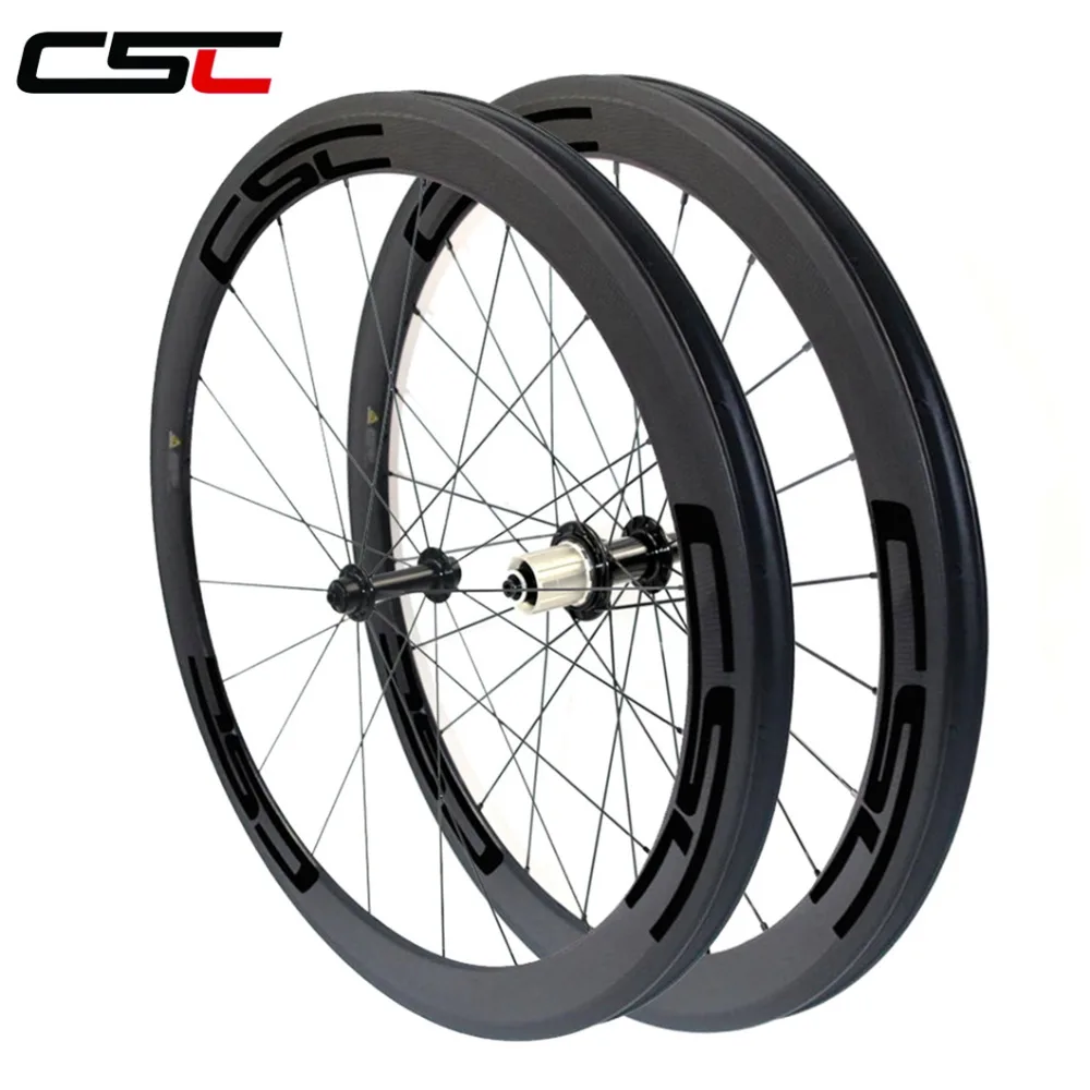 

Ceramic Bearing 23mm Width 50mm Clincher Carbon Road Bike Wheels 6 Pawls R13 hub