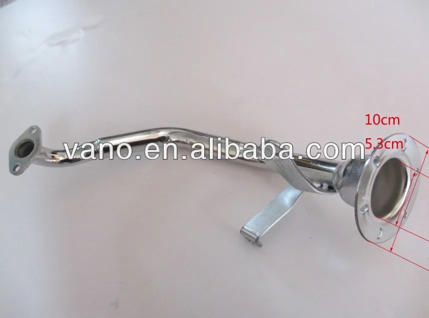 GY6 50cc universal titanium motorcycle scooter exhaust pipe muffler silencer