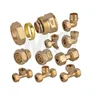 MG-G16 type of natur gas pex-al-pex plastic gas pipe brass insert compress fitting thread quick connect gas hose pipe fitting