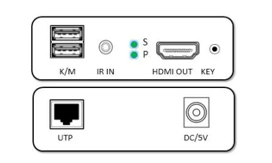 Pway 120m Hdmi Extender Kvm Hdmi Extender Ir Transmitter Over Single