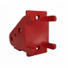 custom High precision Red painting carbon steel farm machinery accessories bracket for fire fighting