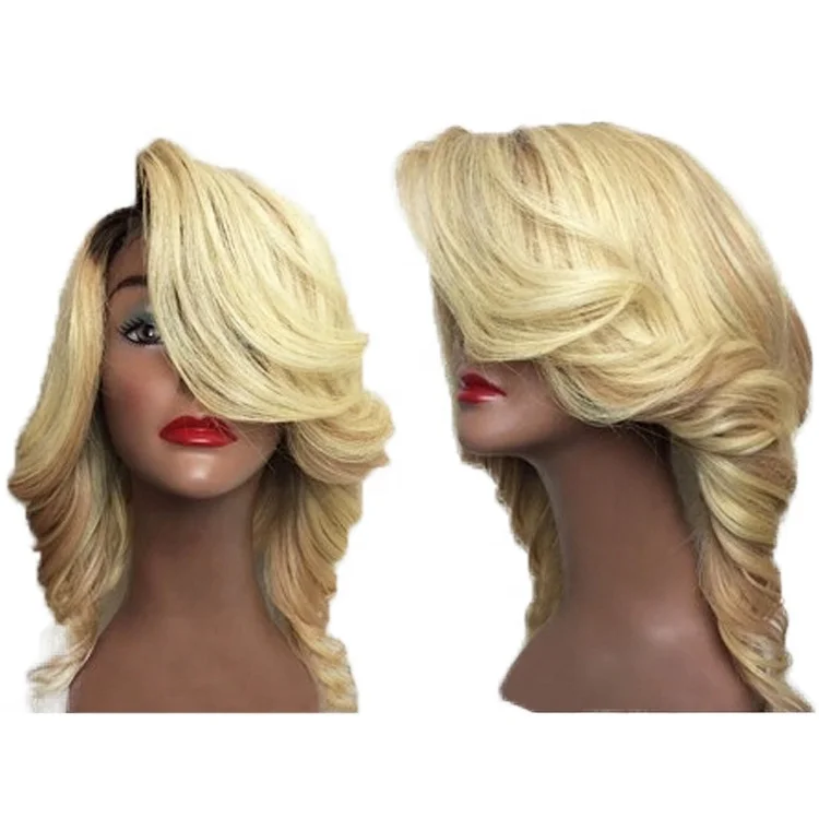 

Wholesale Body Wave Colored High Quality Frontal Lace 100% Virgin Brazilian Human Hair Wig, Colored lace wig