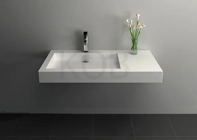 Solid Surface Wall Mounted Basin Vanity Sink Buy Cheap Sink Vanity Sink Wall Mount Sink Top Mount Vanity Sinks Product On Alibaba Com