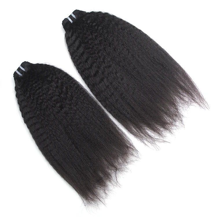 

High Quality Wholesale Custom Cheap yaki straight bundles cuticle aligned hair for sale, Natural color 1b to #2