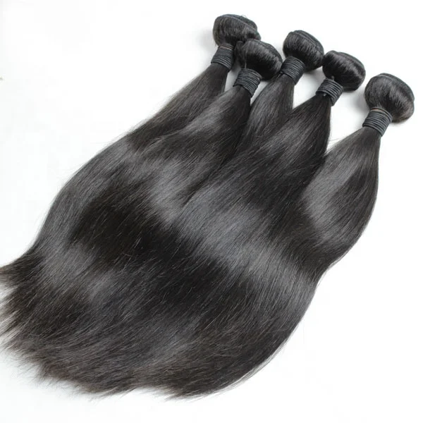 

10B straight 100% virgin human hair weft can dye to #613