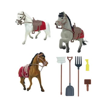 toy horse and stable set
