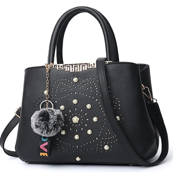 

CB113 Wholesale pu fashion hollow out design tote handbags woman bags