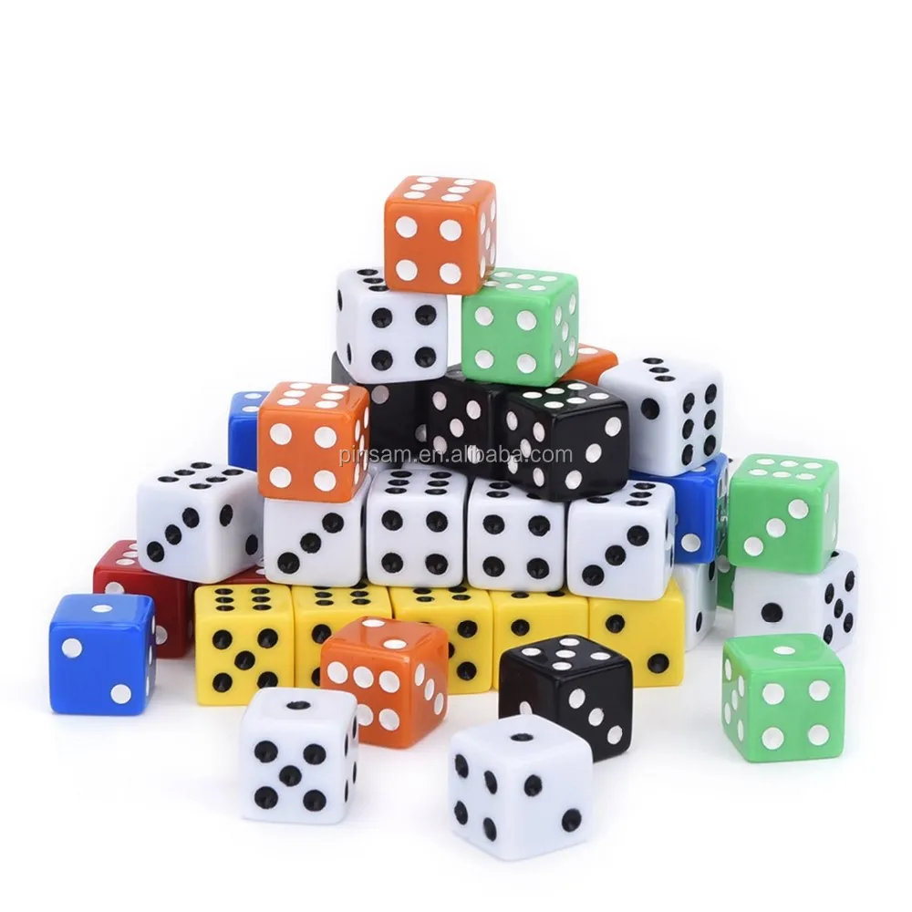 Blank Indented Dice (19mm) Custom Dice Casino Game Plastic Dice Buy