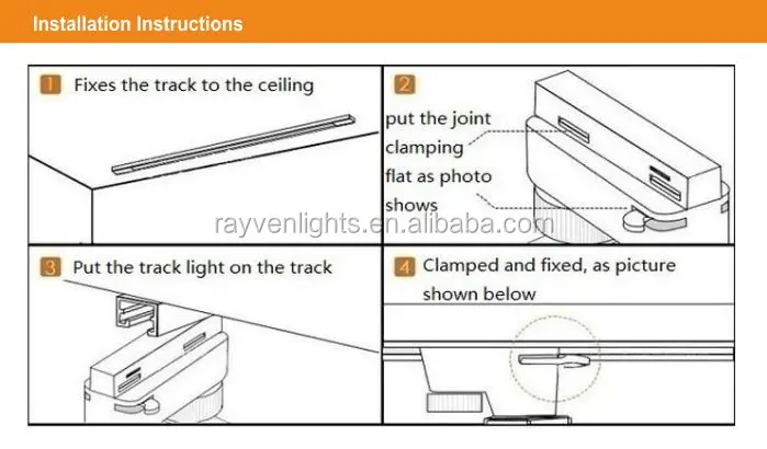 3 years warranty High CRI dimmable 15w cob led track light led residential light