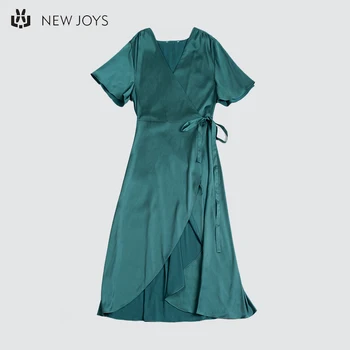 womens silk wrap dress