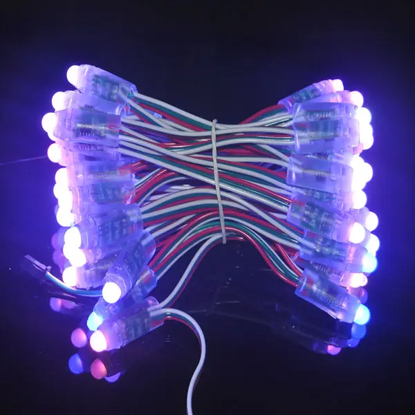 
12mm diffused rgb led pixel light---complete seal structure desig for outdoor use 