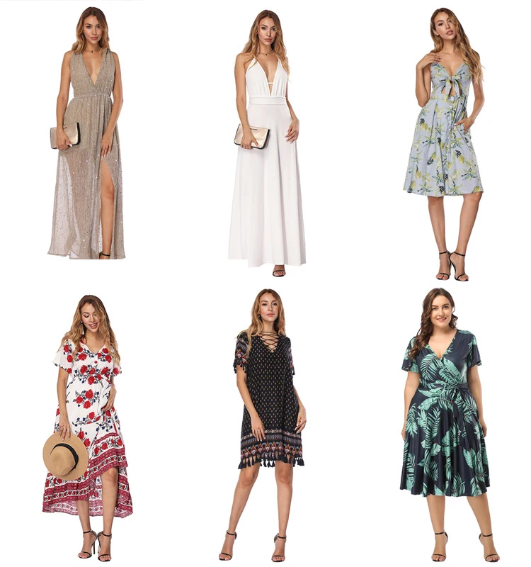 2018 Amazon Best Sellers Women's Floral Party Formal Women Maxi Dress