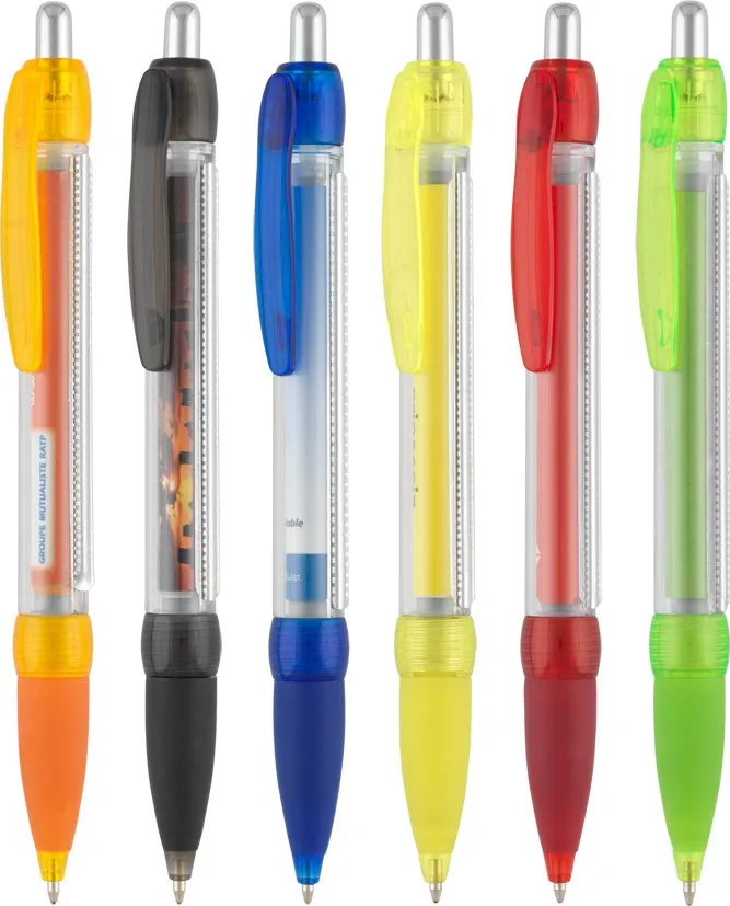 Click Huge Big Wide Body Ballpoint Pen Medium Black Ink Light Weight