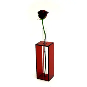 Square Acrylic Vase Buy Vase Product On Alibaba Com