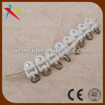 Plastic Bathroom Shower Window Door Curtain Track Rail Slide