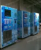 Drinkding purified Water and Ice dispenser vending machine with give changes selection
