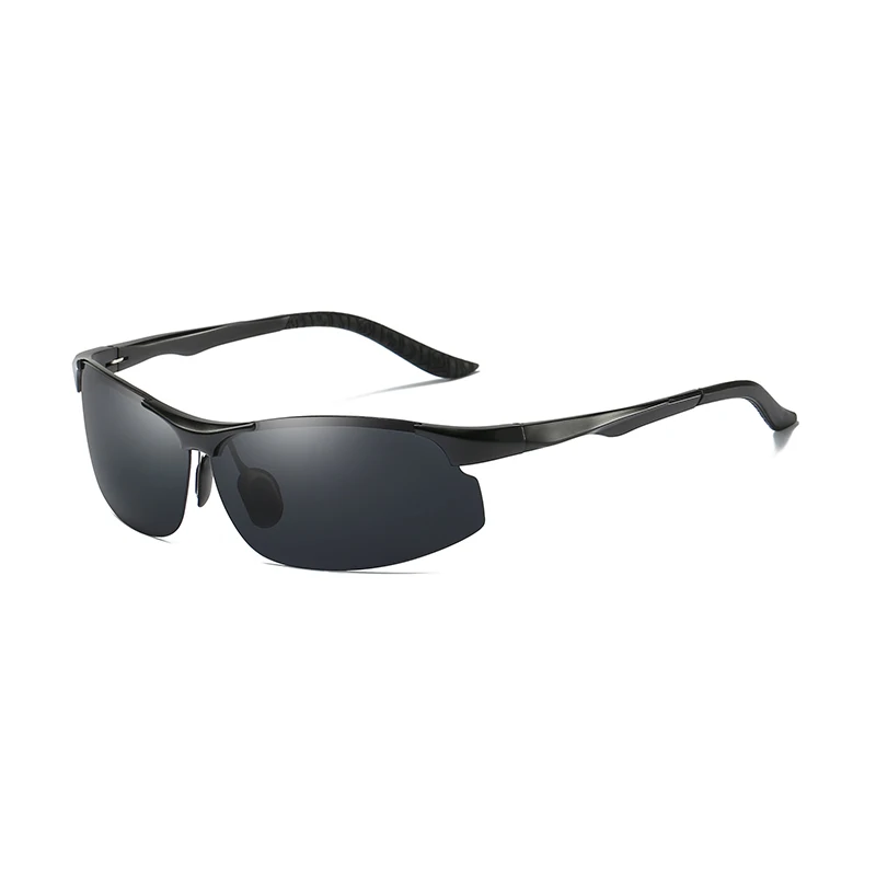 

2018 AL - MY Metal Sports Driving Rimless Polarized Sunglasses For Men, Custom colors