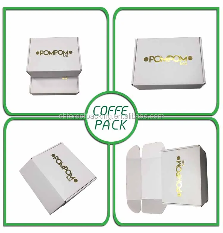 white box with gold foil 