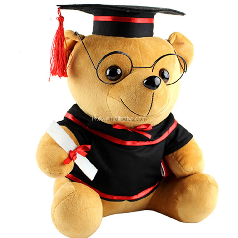 penguin graduation plush