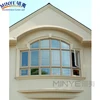 Russian Style Vinyl Bay window/garden style UPVC frame casement windows