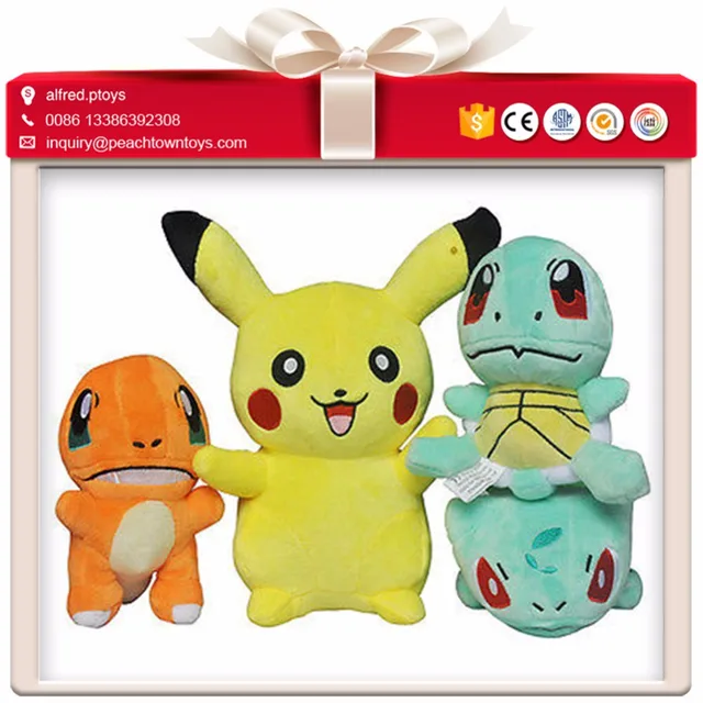 cheap various assortment plush toy pokemon figure