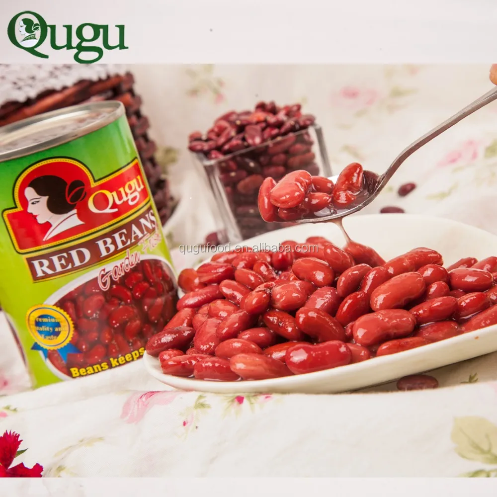 
hot sales of 400g canned food red kidney beans in brine from qugu 