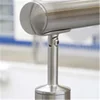 Stainless steel top mounted exterior handrail bracket