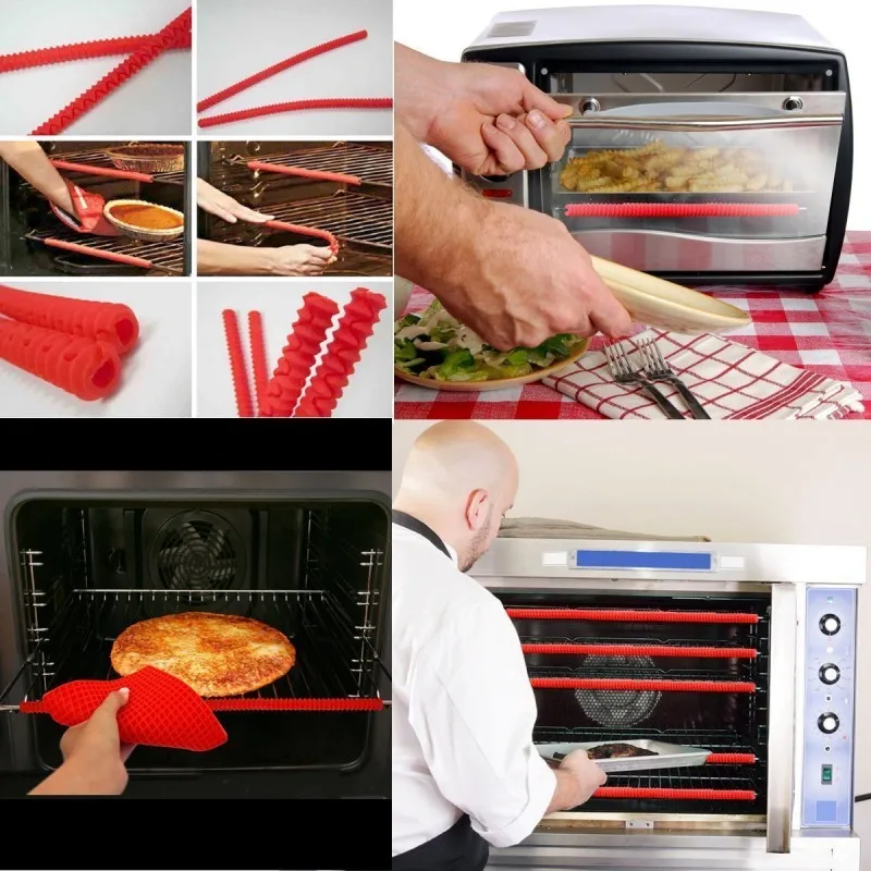 Hot Sale Silicone Oven Rack Edge Guards Burn Protection Toaster Ovens