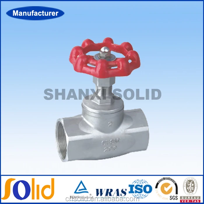 Stainless Steel Screwed Threaded Globe Valve - Buy Threaded Globe Valve ...