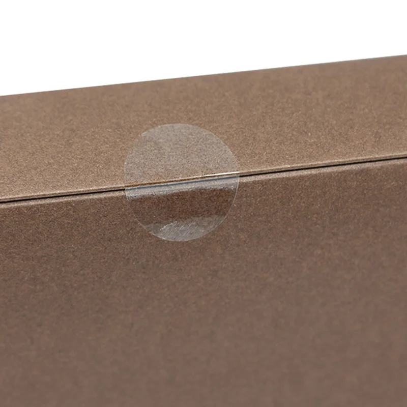 
WR hot sale transparent plastic clear seal label sticker 