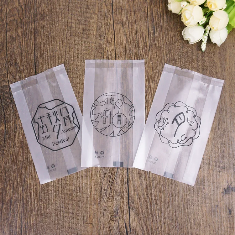 Heat Sealing Customized Plastic Opp Moon Cake Bag In Packaging Bag