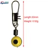 LQ-1217 Fishing Barrel Swivel Solid Ring Interlock Snap P